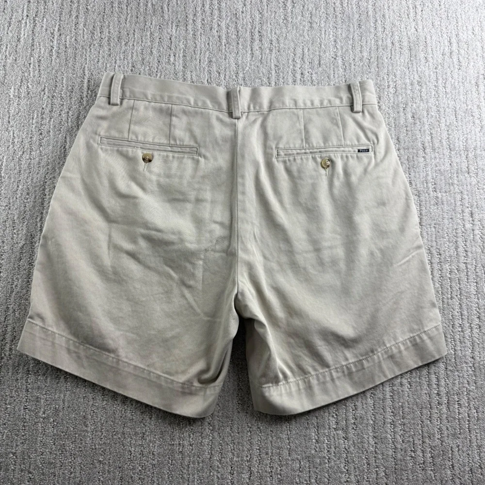 Polo Ralph Lauren Classic Fit Chino Shorts Mens Size 31 Tan Khaki Cotton